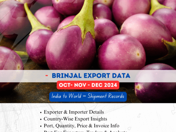 Brinjal Export from India (Oct-Nov-Dec 2024)