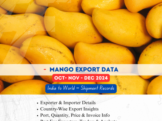 Mango Export from India (Oct-Nov-Dec 2024)