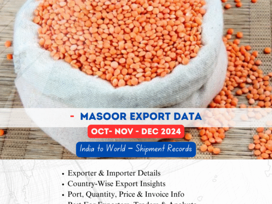 Masoor Export from India (Oct-Nov-Dec 2024)