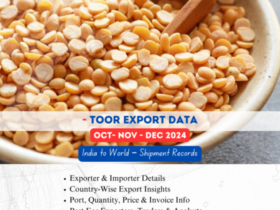 Toor Export from India (Oct-Nov-Dec 2024)