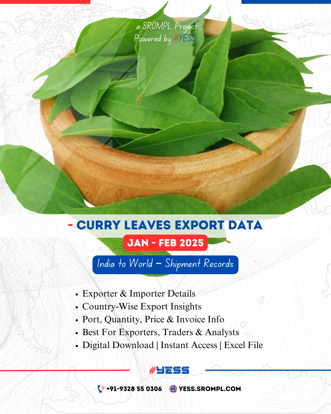 Curry Leaves Export from India (Jan-Feb 2025)