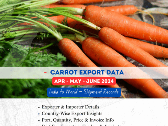 Carrot Export from India (Apr-May-June 2024)