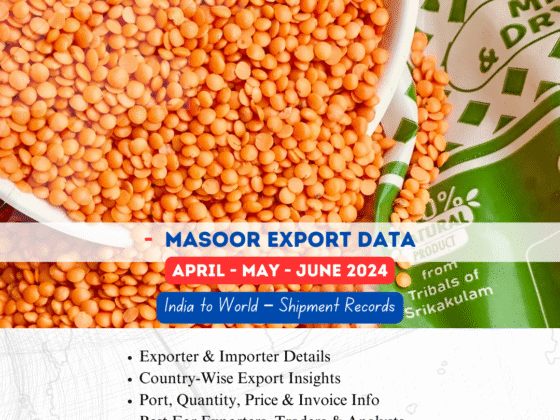 Masoor Export from India (Apr-May-Jun 2024)