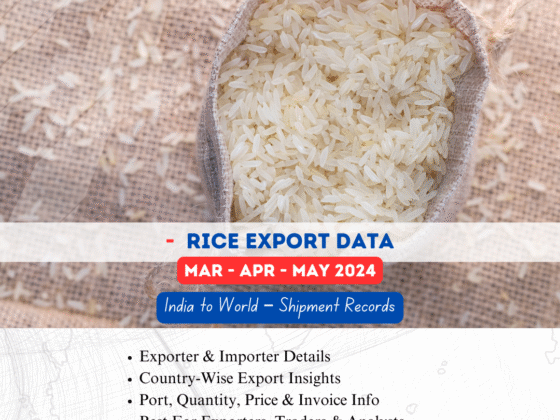 Rice Export from India (Mar-Apr-May 2024)