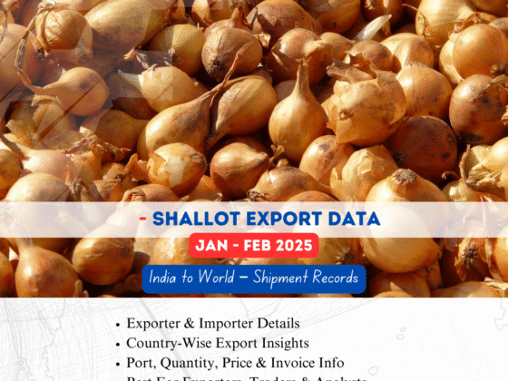 Shallot Export from India (Jan-Feb 2025)
