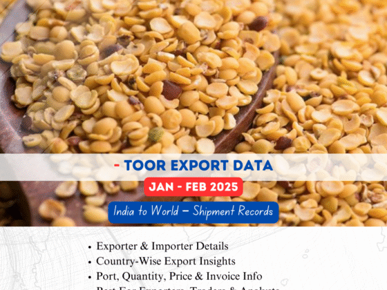 Toor Export from India (Jan-Feb 2025)