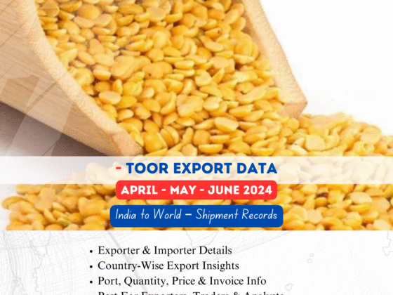 Toor Export from India (Apr-May-Jun 2024)