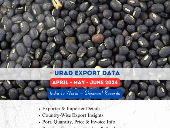 Urad Export from India (Apr-May-Jun 2024)